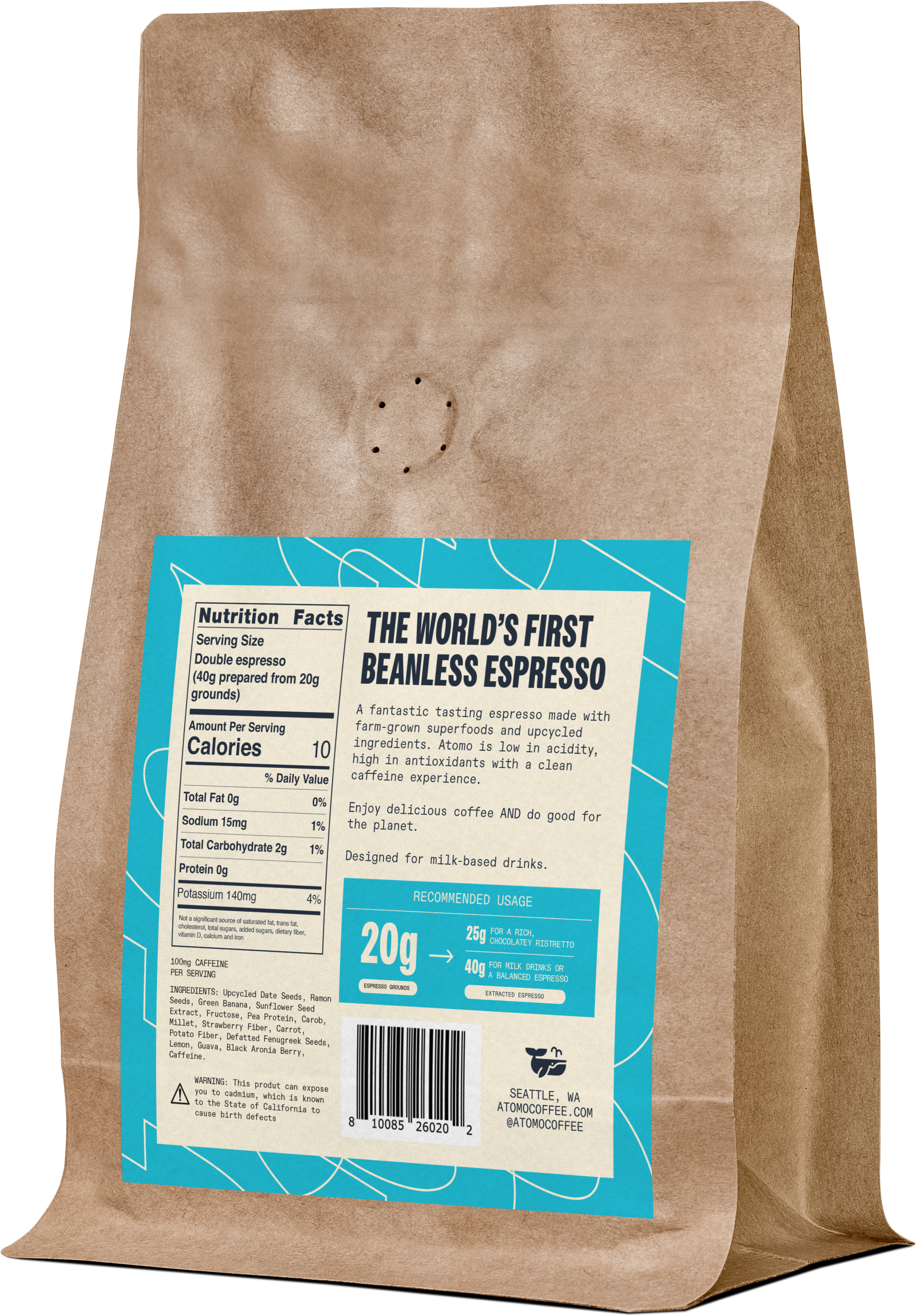 Espresso Grounds - Coachella Latte Blend - 1LB